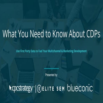 What You Need to Know About CDPs