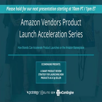 A SMART PRODUCT REVIEW STRATEGY FOR LAUNCHING NEW PRODUCTS AS A 3p SELLER