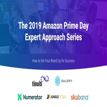 The 2019 Amazon Prime Day Expert Approach Series