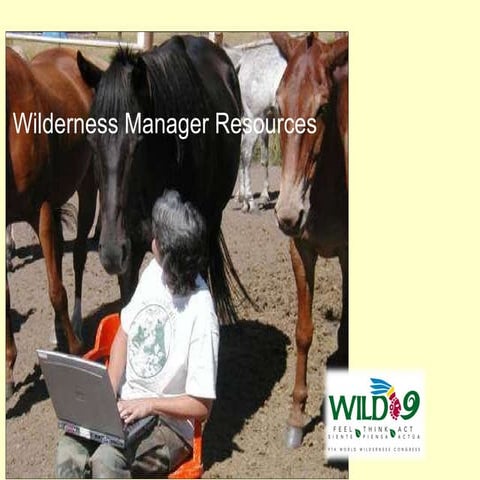 An overview of wilderness management resources