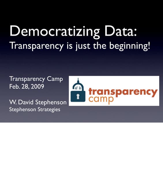 Transparency Plus!