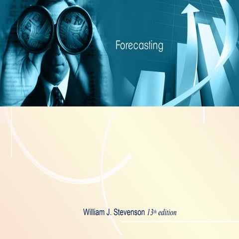 Forecasting is the process of predicting future outcomes by analyzing ...
