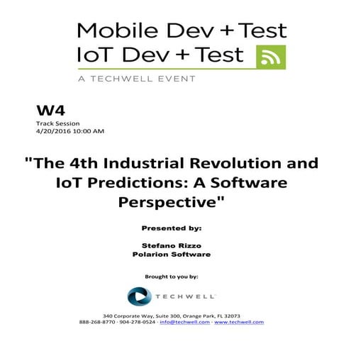 Industrial Internet of Things (IIoT) | PDF