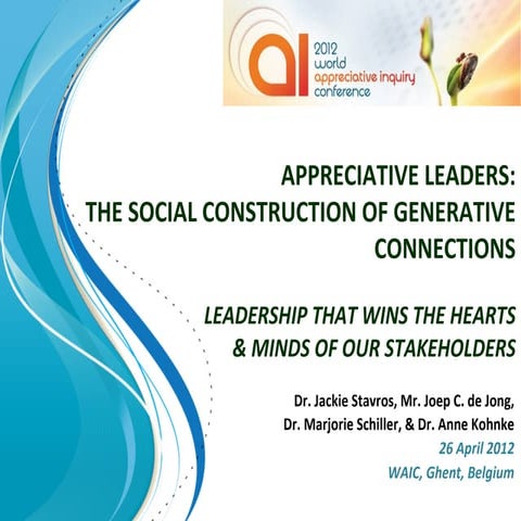 Appreciative Leaders (Anne Kohnke)