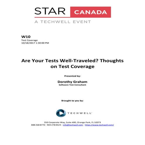 Are Your Tests Well-Traveled? Thoughts on Test Coverage