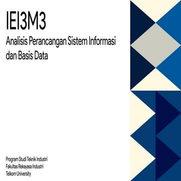 the normalization of database from APSI Course