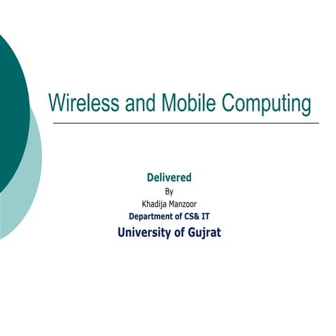Mac protocols for ad hoc wireless networks | PPTX