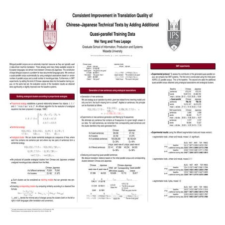 Wei Yang - 2014 - Consistent Improvement in Translation Quality of Chinese–Ja...