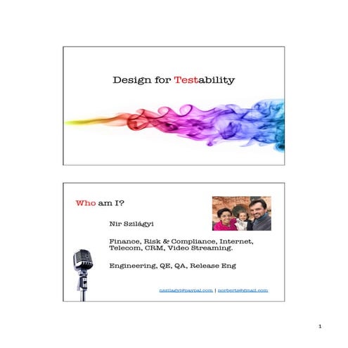 Design for Testability in Practice | PDF