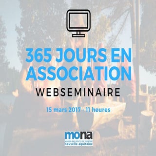 Webséminaire 365 jours en association