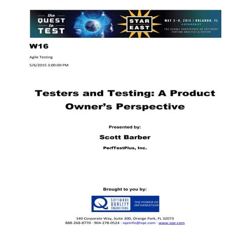 Application Performance Testing: A Simplified Universal Approach | PDF