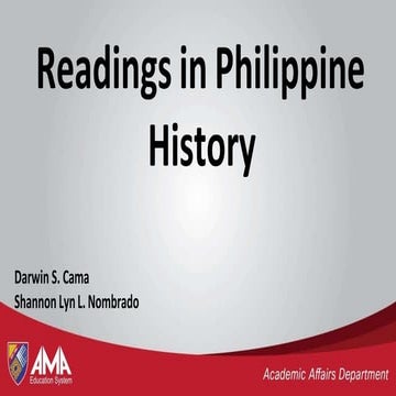 W16-Module 16 Social, Economic and Cultural issues in Philippine History-Spec...