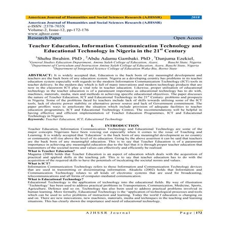 Teacher Education, Information Communication Technology and Educational Techn...