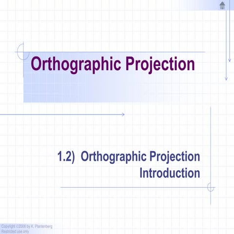 W 1 chapter 1   orthographic projection