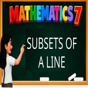 Understanding Subsets of a Line: Points, Rays, and Segments Explained ...