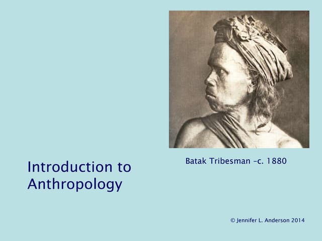  Introduction to Anthropology