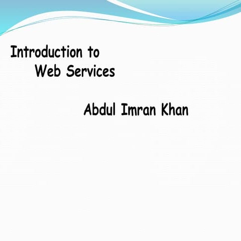 Introduction to WebServices