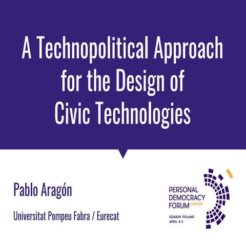 PDF CEE 2019 - Pablo Aragón - Online Participation & Platform Effects in Civi...