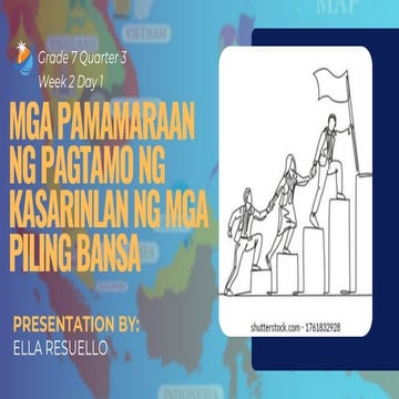 MGA PAMAMARAAN NG PAGTAMO NG KASARINLAN NG MGA PILING BANSA | PDF