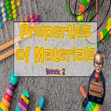 W2   sci - properties of materials(1)