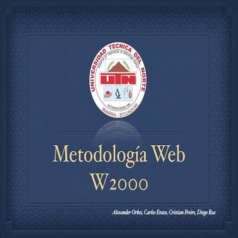 Metodología WEB W2000
