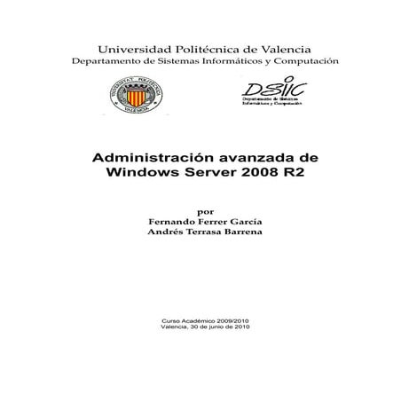 Configuracion Windows Server 2008 r2
