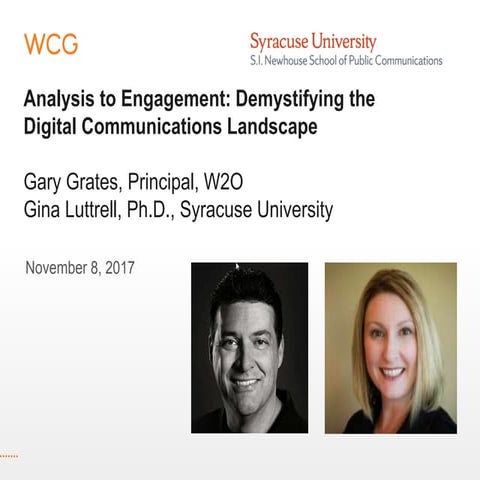 Analysis to Engagement: Demystifying the Digital Communications Landscape