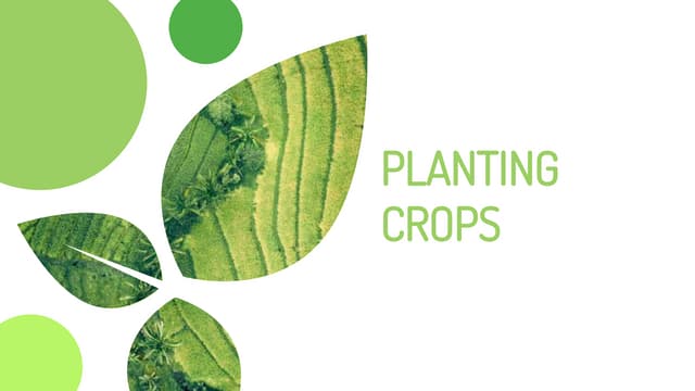Methods of planting | PPTX