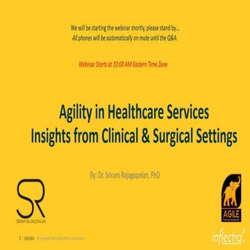 Agility in healthcare services insights from Clinical & Surgical Settings