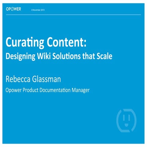 Cultivating Content: Designing Wiki Solutions That Scale