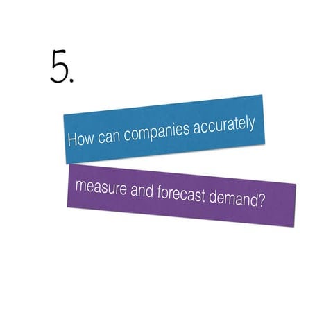 How can company's accurately measure and forecast demand?