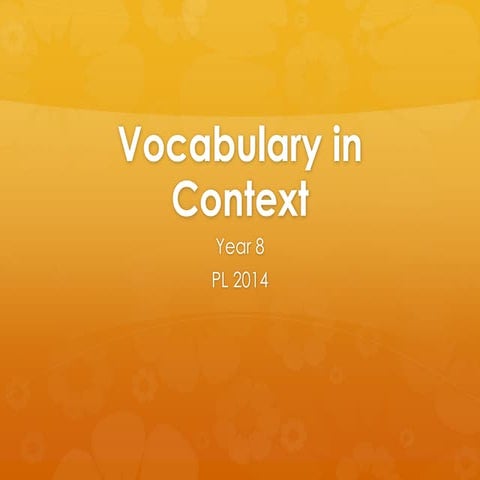 W4 Vocab in Context