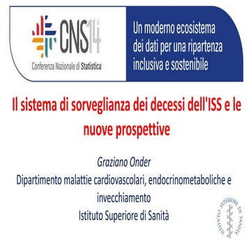 14a Conferenza Nazionale di Statistica