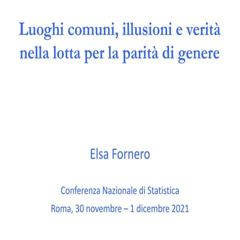 14a Conferenza Nazionale di Statistica