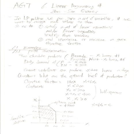 Week 6: Algorithmic Game Theory Notes