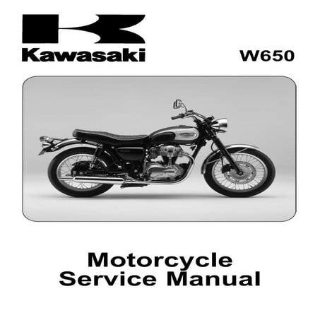 W650 Service Manual