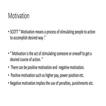 motivation and coaching skills