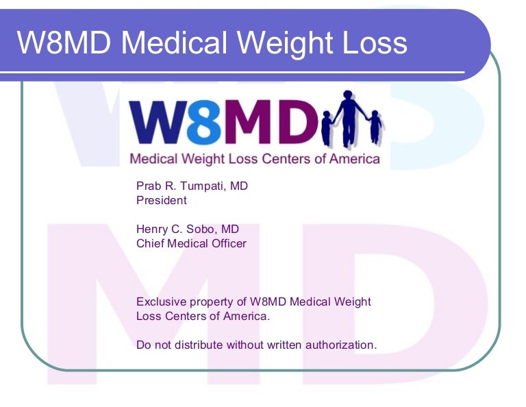 W8MD Medical Weight Loss Centers Of America Weight Loss Program