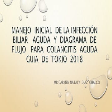 GUÍA 2018 COLANGITIS AGUDA