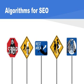 Seminar 3A: Algorithms for SEO 