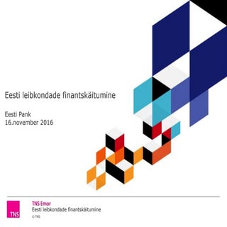 Eesti leibkondade finantskäitumine