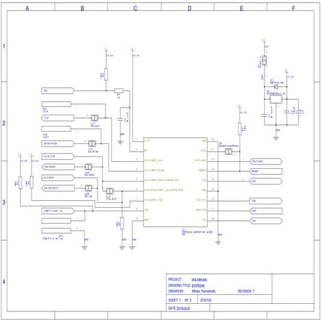 MIKANボード Rev.1 の回路図面
