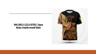 WA 0812-1212-9750 - kaos kicau mania murai batu
