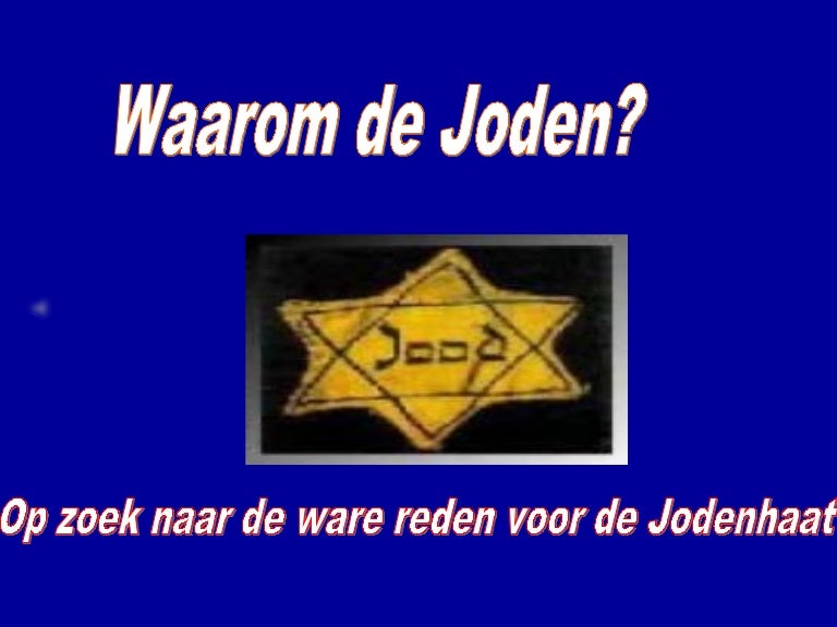 Waarom de joden (1) (1)