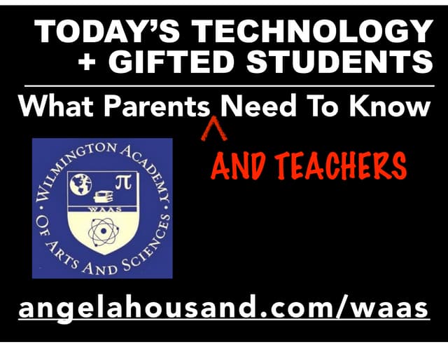 WAAS Parent's Night 2016