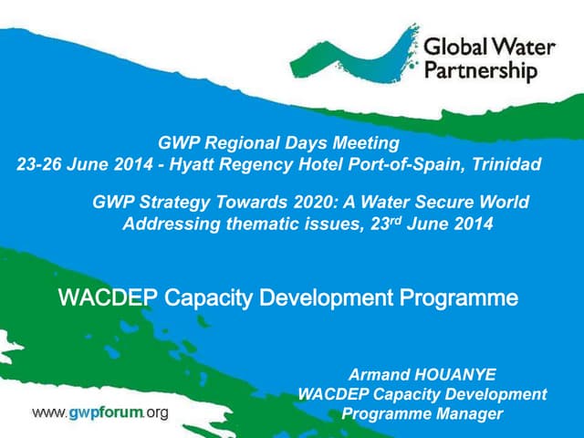 WACDEP Capacity Development