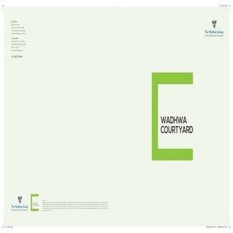 Wadhwa courtyard | 99679 06996 | Way2wealthrealty