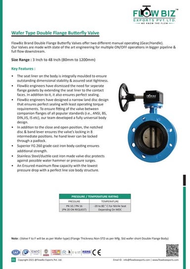 Wafer Type Double Flange Butterfly Valve.pdf