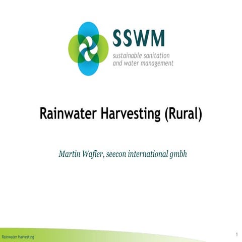 Comprehensive Guide to Rainwater Harvesting Systems and Watershed ...