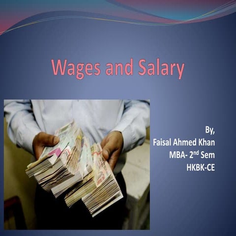 Wage Administration-India